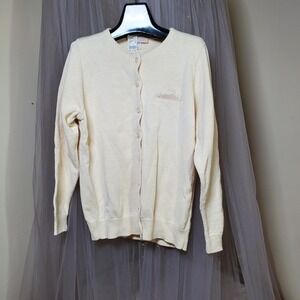 Vintage Andrew Rohan Cardigan Size XL Knit Nautical Seaside Grandma New England